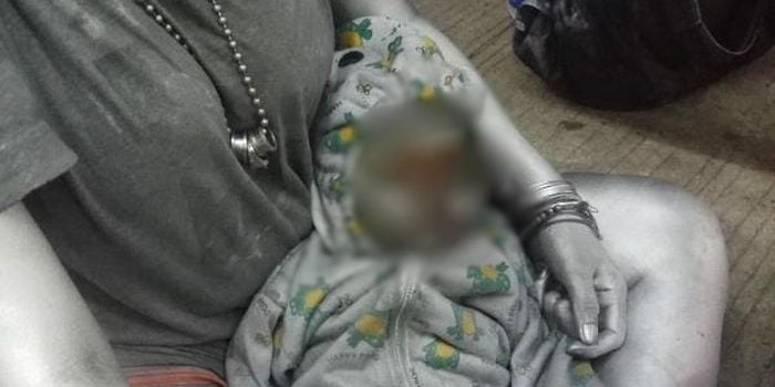 Miris, Bayi Silver Yang Dibawa Tetangganya Untuk Mengemis Hanya Dibayar 20 Ribu per Hari