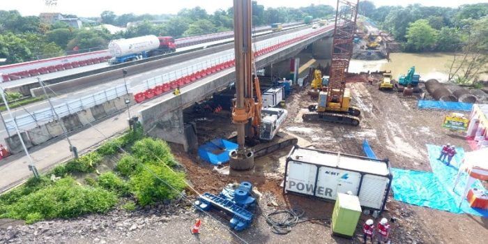 Pelebaran Jembatan Tol Ciujung Segera Rampung