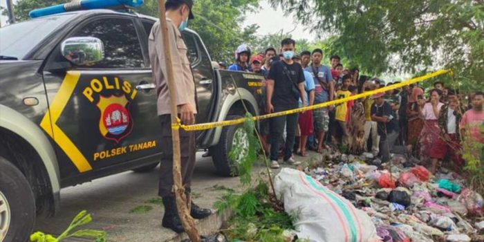 Warga Digegerkan Penemuan Mayat Dalam Karung