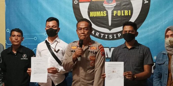 Viral Pengendara Pelat Merah Disetop Wartawan di Serang, Berakhir Damai di Polresta Serang