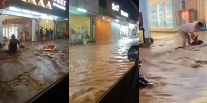 Akibat Drainase Mampet, Pasar Pandeglang Kembali Diterjang Banjir