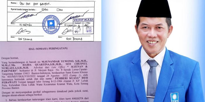 Dugaan Pemalsuan Tanda Tangan Dana Banpol, Ketua DPW PAN Syafrudin Disomasi