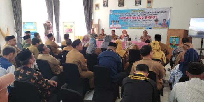 Bappeda Kabupaten Serang Gelar Musrenbang RKPD Tingkat Kecamatan Terkait Pengajuan Pembangunan Desa