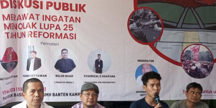Aktivis 98 Banten Sepakat Adili Pelanggar HAM