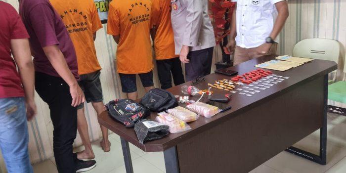 Polisi Amankan 3 Pengedar Sabu Beserta Barang Bukti Sebanyak 75 Paket