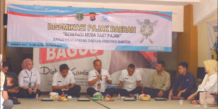 Bapenda Menggelar Diseminasi Pajak Daerah di Sekretariat Pokja Wartawan Harian dan Elektronik Provinsi Banten