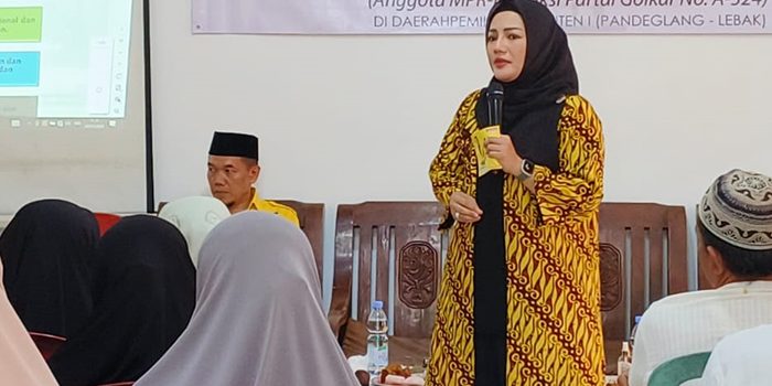 Sosialisasi 4 Pilar di Ponpes Al Khoziny Jiput Pandeglang, Adde Rosi Paparkan Tugas DPR & MPR