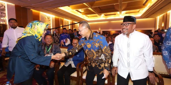 Hadiri Rakornas, Bakal Calon Gubernur Banten Airin Dipuji Ketua Umum PAN Zulkifli Hasan