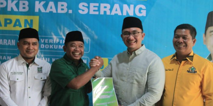 Pilkada Kabupaten Serang, Hanya Bacabup Andika Hazrumy yang Daftar ke PKB