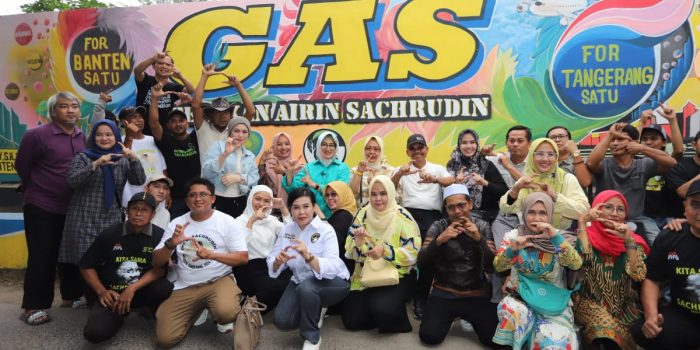 Airin Dapat Dukungan Komunitas Gerakan Airin Sacrudin yang Diekspresikan Melalui Karya Seni