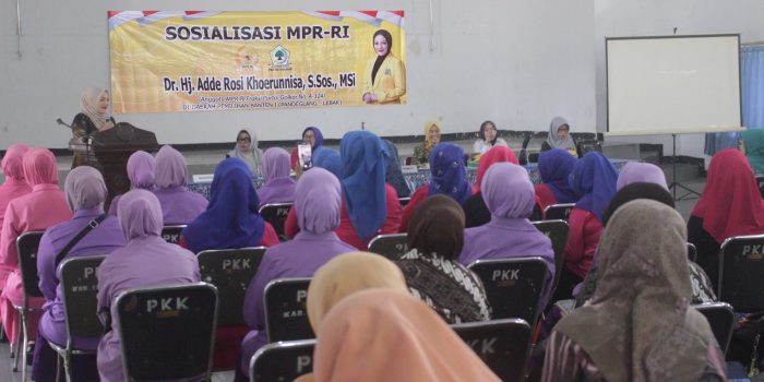 Anggota MPR RI Adde Rosi Sosialisasikan 4 Pilar Kebangsaan ke GOW Kabupaten Lebak