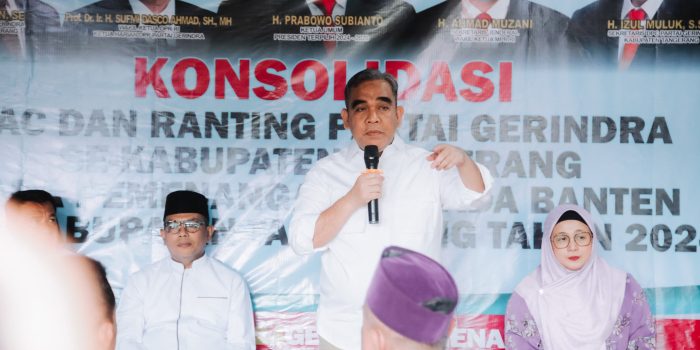 Solid Menangkan Andra Soni-Dimyati, Sekjend Gerindra Minta Kader Aktif Sosialisasikan Program Sekolah Gratis