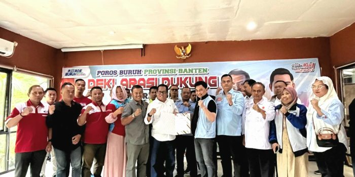 Ingin Banten Lebih Baik, Poros Buruh Banten Siap Menangkan Andra Soni-Dimyati