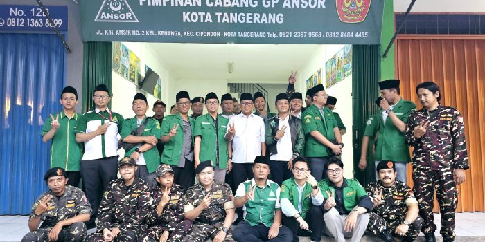 Resmikan Sekretariat Pimpinan Cabang GP Ansor Kota Tangerang, Andra Soni: Alhamdulillah Merek Memberikan Dukungan