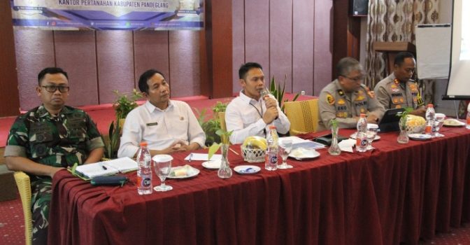 Rencana Penggunaan dan Pemanfaatan Tanah Eks-HGU PT Citrawahana Rimba Kencana, BPN Pandeglang Gelar Rakor