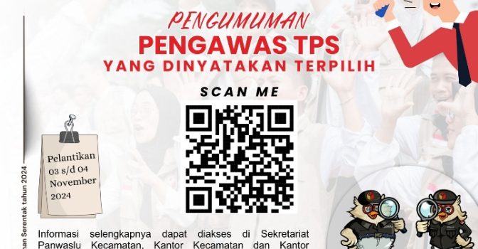 Bawaslu Pandeglang Resmi Umumkan Pengawas TPS Terpilih