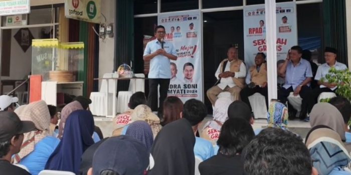 Temui Korcam Korkel se-Tangsel dan Warga Ciputat, Cagub Andra Soni : Syarat Majunya Suatu Wilayah Yakni Tidak Korupsi