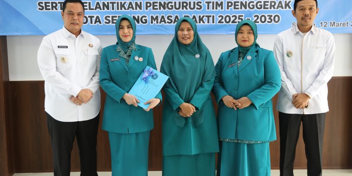 Serah Terima Jabatan Ketua TP PKK dan Pelantikan Kepengurusan TP PKK Kota Serang Masa Bakti 2025-2030