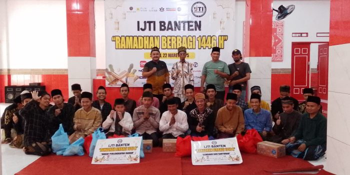 IJTI Banten Tingkatkan Kepedulian di Bulan Ramadan dengan Kegiatan Santunan di Pesantren