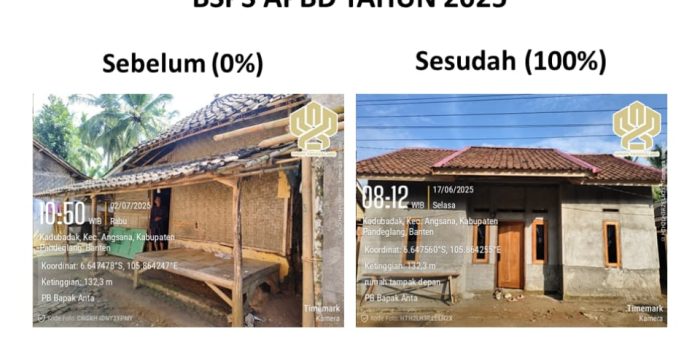 DPKPP Pandeglang Bangun 34 Unit RTLH