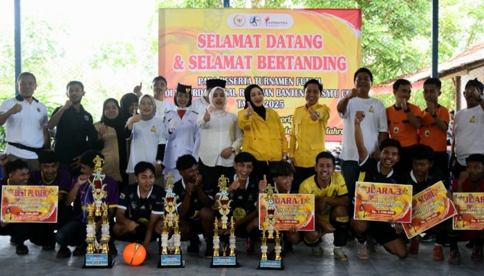 Komisi X DPR RI Adde Rosi dan Kemenpora Dorong Pembinaan Atlet Lewat Kejurda Futsal di Lebak