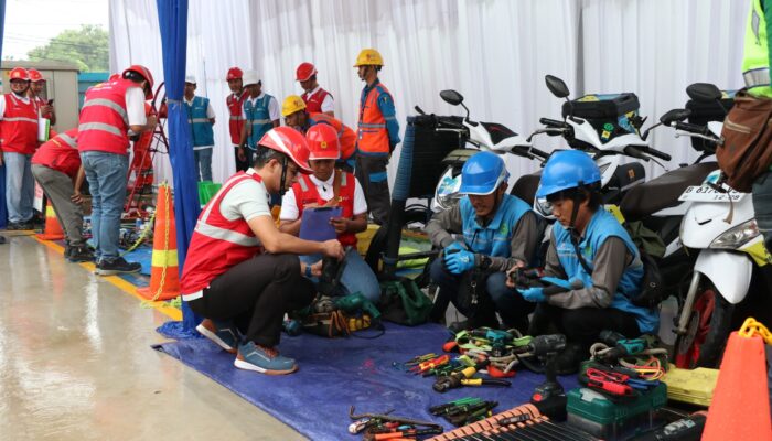 Siaga Cuaca Ekstrem, PLN UID Banten Cek Kelengkapan APD Petugas