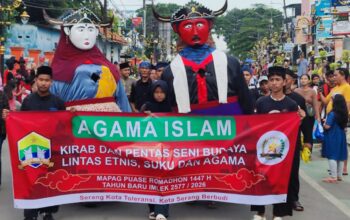 Kirab Budaya Lintas Iman Meriahkan Kota Serang Jelang Ramadan dan Imlek