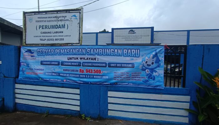 Perluas Akses Layanan Air, Perumdam Pandeglang Gelar Gebyar Pemasangan Sambungan Baru