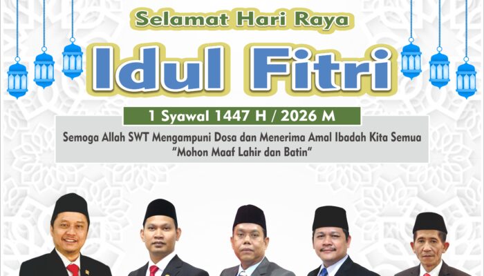 DPRD Kabupaten Pandeglang Mengucapkan Selamat Hari Raya Idul Fitri 2026