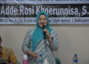 Adde Rosi Khoerunnisa Sosialisasikan Empat Pilar Kebangsaan dan Serahkan BPJS PBI di Gedung PGRI Lebak