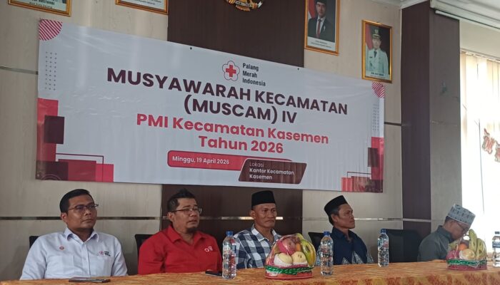 Tuntaskan Muscam, PMI Kota Serang Siapkan Pengukuhan Pengurus Kecamatan Baru