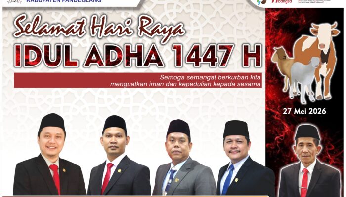 DPRD Pandeglang Mengucapkan Selamat Hari Raya Idul Adha 1447 H