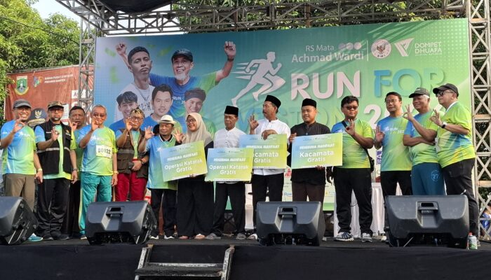 Run for Vision 2026 Dorong Kepedulian Kesehatan Mata, RS Mata Achmad Wardi Salurkan 263 Operasi Katarak Gratis