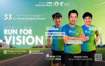 Kuota Tinggal 1.000 Peserta, Pendaftaran Run for Vision 2026 Masih Dibuka hingga 13 Juni