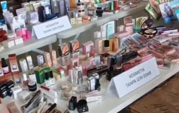 Gudang Kosmetik Ilegal di Tangerang Digerebek BPOM, 956 Produk Ditemukan