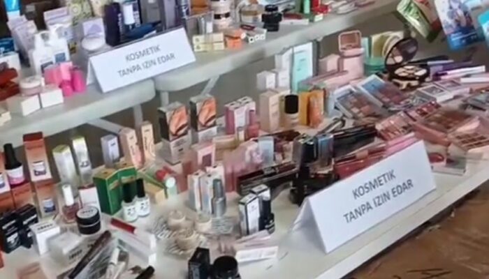 Gudang Kosmetik Ilegal di Tangerang Digerebek BPOM, 956 Produk Ditemukan