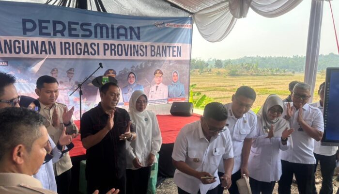 Perkuat Pertanian, Banten Bangun 7 Jaringan Irigasi dengan Anggaran Rp48,91 Miliar