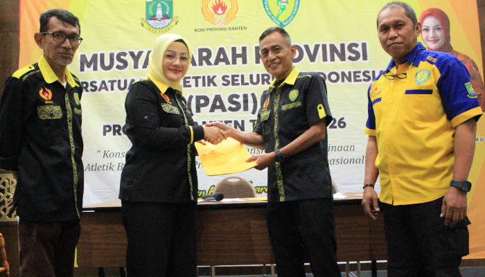 Adde Rosi Kembali Pimpin PASI Banten Secara Aklamasi, Fokus Cetak Atlet Berprestasi